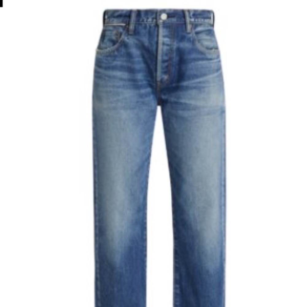 Moussy Vintage Foxwood Straight-Leg Denim Jeans
